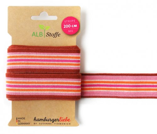 Bio Stripe Me - College Col. 30 - Wanderlust - Hamburger Liebe